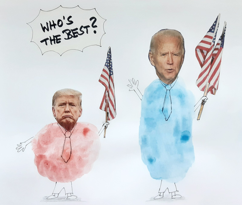 Who's the best? Trump oder Biden? © Jugendinformationszentrum Hamburg (JIZ)