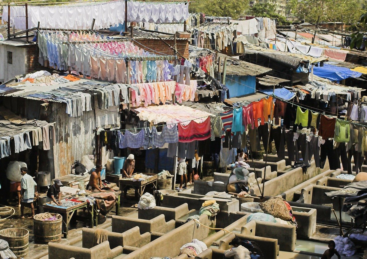 Eine Wäscherei in Indien. © Bindue auf pixabay